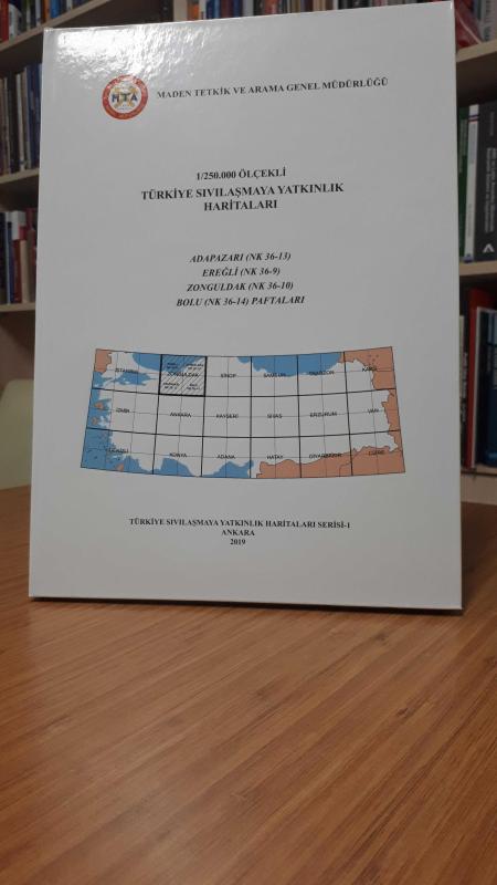 1/250.000 Ölçekli Türkiye Sıvılaşmaya Yatkınlık Haritaları (Haritalar mevcut)