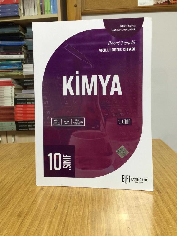 10. Sınıf Beceri Temelli Akıllı Ders Kitabı KİMYA 1. Kitap / Elfi Yayıncılık