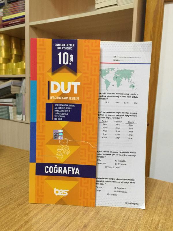 10. Sınıf COĞRAFYA DUT Ders Uygulama Testleri Bes Yayınları