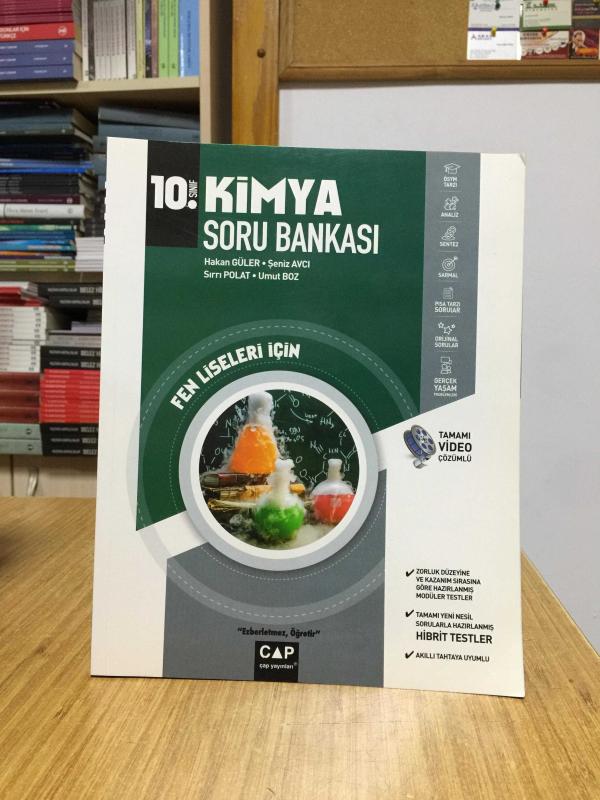 10. Sınıf Fen Lisesi Kimya Soru Bankası Çap Yayınları