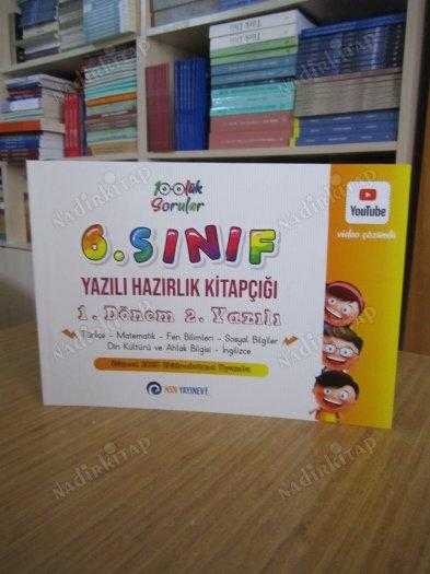 100lük Sorular 6. Sınıf Yazılı Hazırlık Kitapçığı 1. Dönem 2. Yazılı / NSN Yayınevi