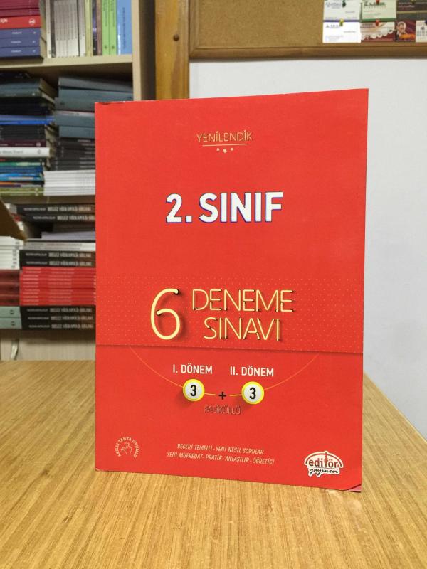 2. Sınıf 6 Fasiküllü Deneme Sınavı Editör Yayınları