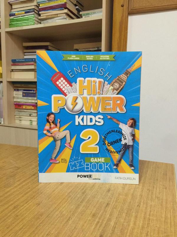 2. Sınıf Hi! Power Kids 2 Game Book POWER ELT Publishing (Öğretmen Örneği Tanıtım Kitabı)
