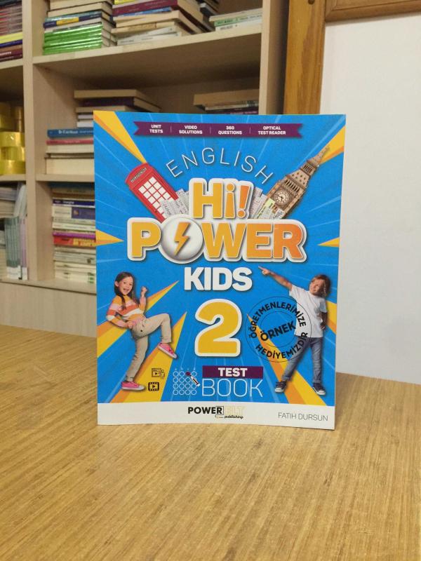 2. Sınıf Hi! Power Kids 2 Test Book POWER ELT Publishing (Öğretmen Örneği Tanıtım Kitabı)