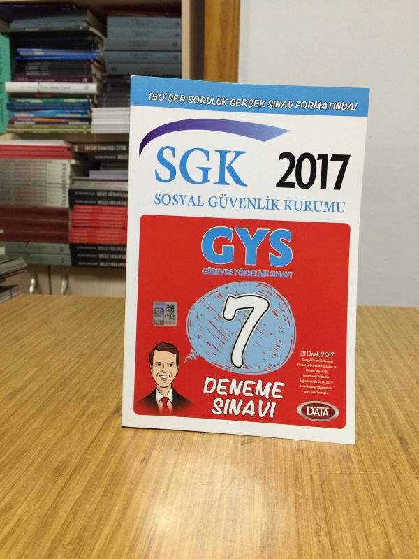 2017 GYS SGK Sosyal Güvenlik Kurumu 7 Deneme Sınavı Data Yayınları