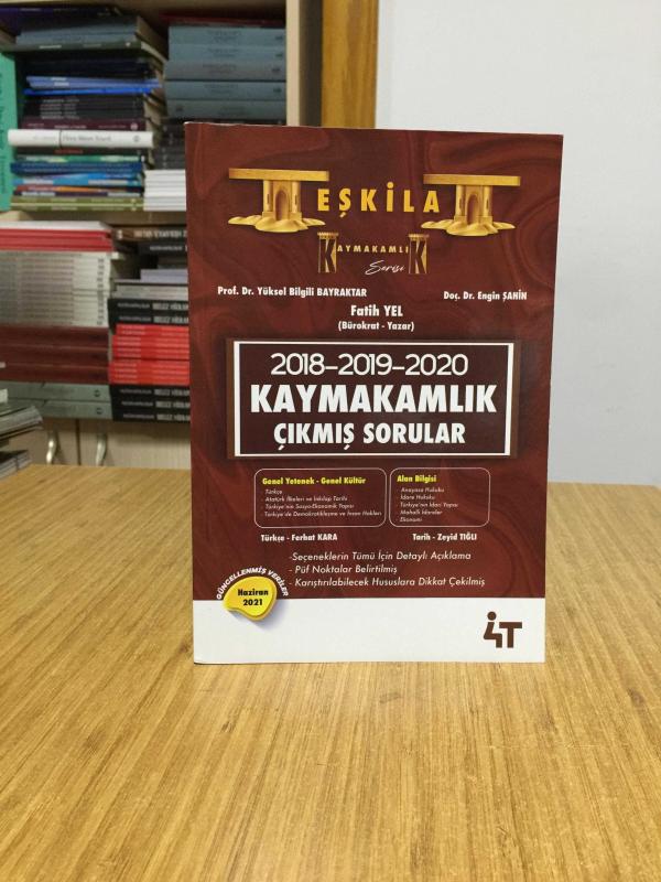 2018-2019-2021 Kaymakamlık Çıkmış Sorular