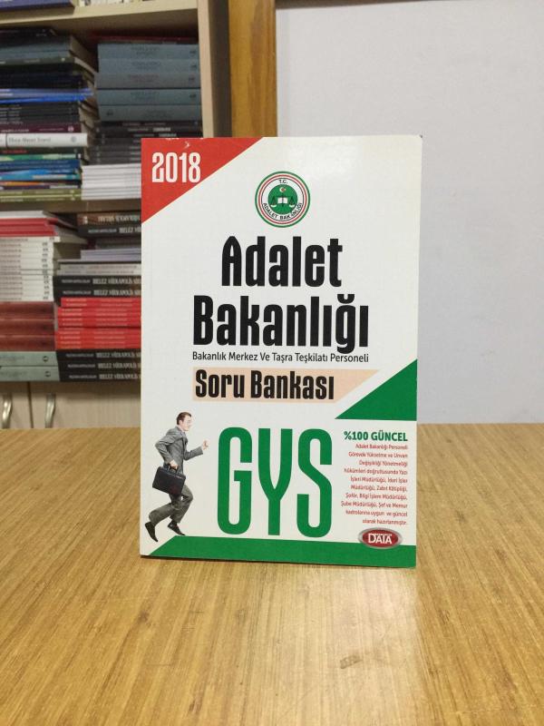 2018 GYS Adalet Bakanlığı Soru Bankası Data Yayınları