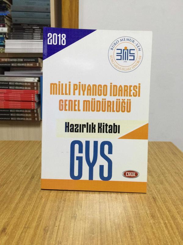 2018 GYS Milli Piyango İdaresi Genel Müdürlüğü Hazırlık Kitabı Data Yayınları