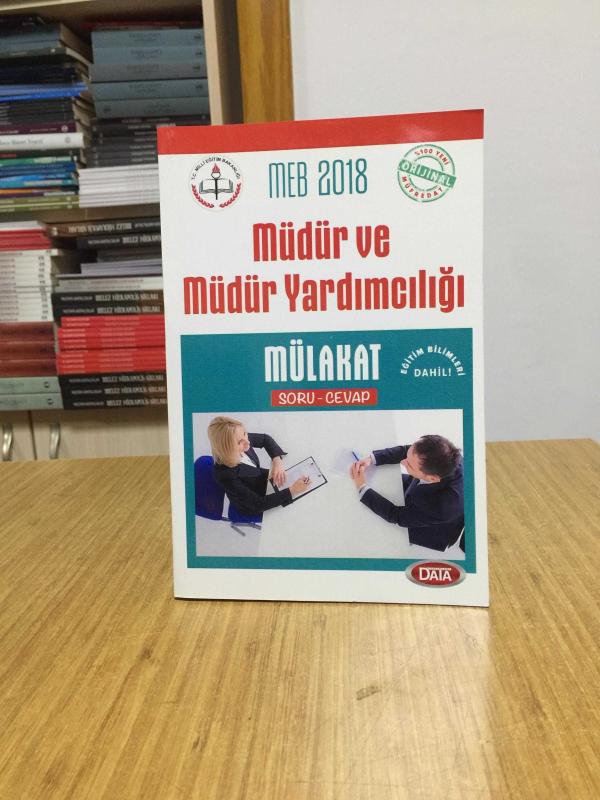2018 MEB Müdür ve Müdür Yardımcılığı Mülakat Soru - Cevap Data Yayınları