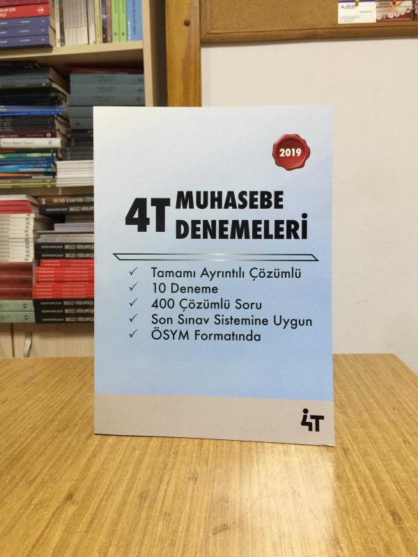 2019 4T Muhasebe Denemeleri 4T Yayınevi