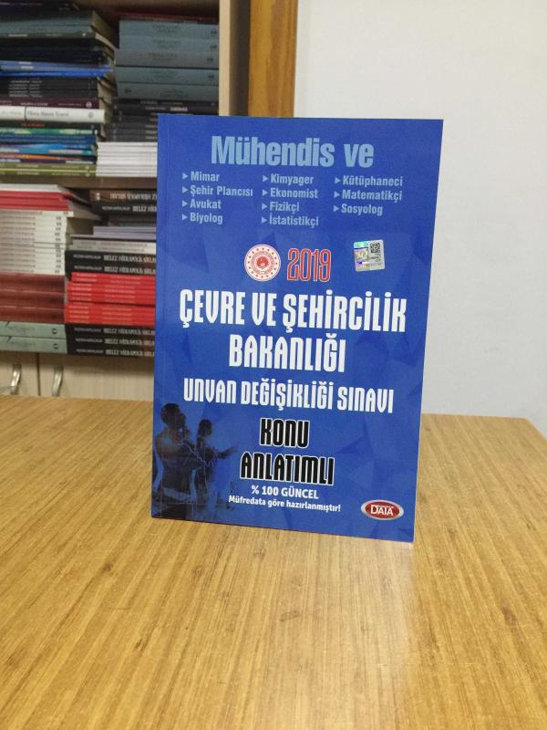 2019 Çevre Şehircilik ve İklim Bakanlığı Mühendis Unvan Değişikliği Sınavı Hazırlık Kitabı Data Yayınları