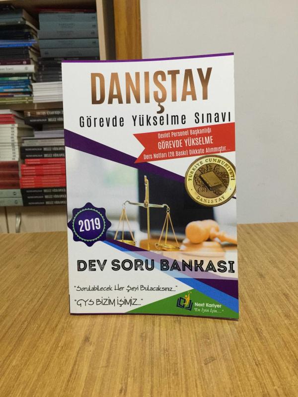 2019 Danıştay Görevde Yükselme Dev Soru Bankası Next Kariyer Yayınları