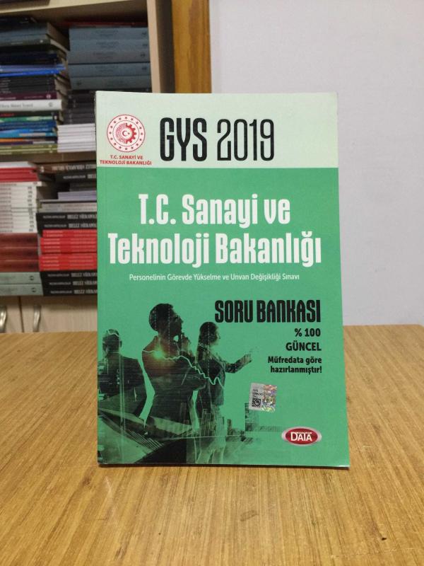 2019 GYS T.C. Sanayi ve Teknoloji Bakanlığı Soru Bankası Data Yayınları