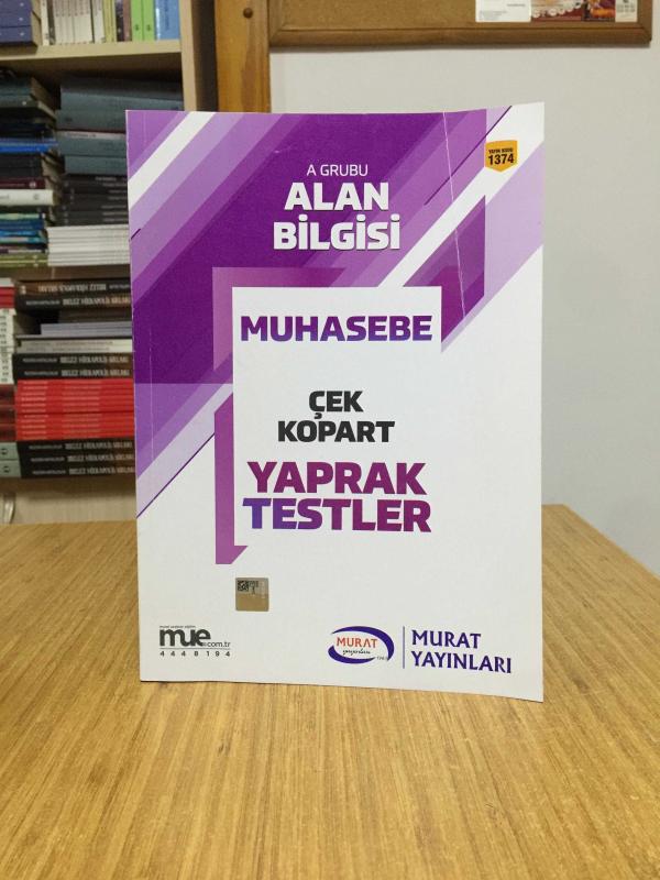2019 KPSS A Grubu Muhasebe Çek Kopart Yaprak Test Murat Yayınları