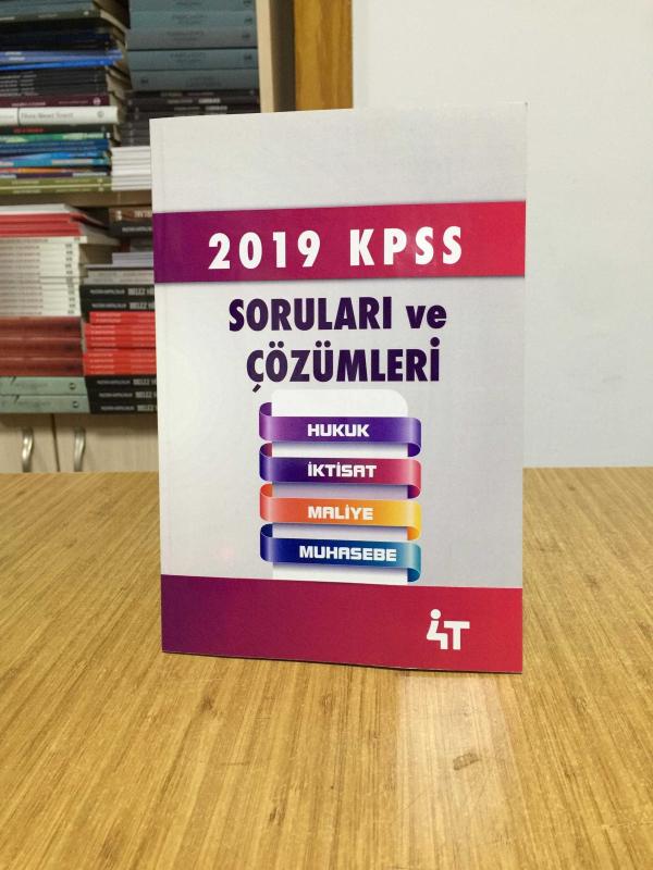 2019 KPSS Soruları ve Çözümleri Güncelleme Notları Yüksel Bilgili 4T Yayınları