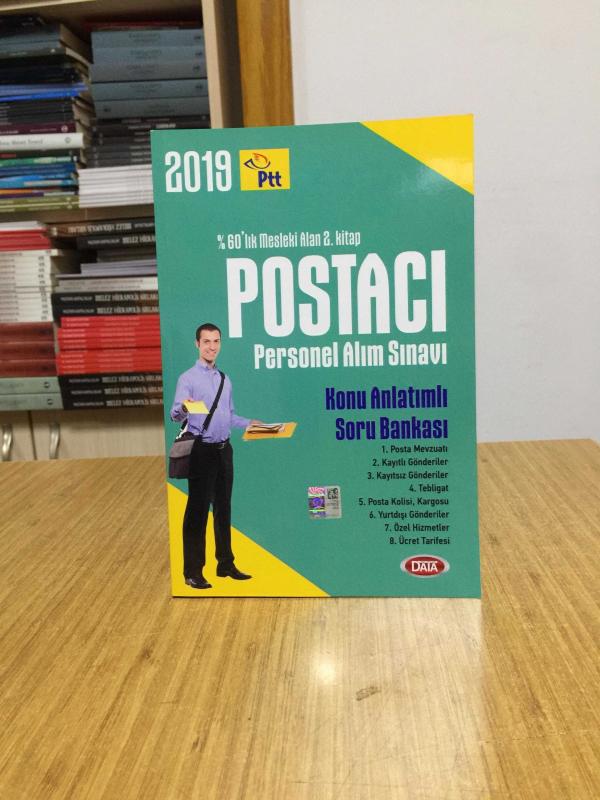 2019 PTT Postacı Personel Alım Sınavı Mesleki Alan Kitabı Konu Anlatımlı Soru Bankası Data Yayınları