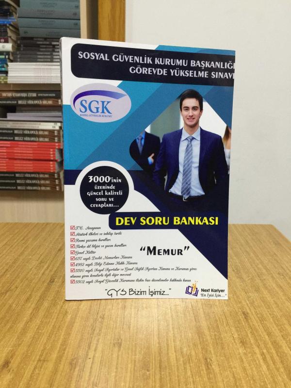 2019 Sosyal Güvenlik Kurumu Başkanlığı Görevde Yükselme Sınavı Memur Dev Soru Bankası Next Kariyer Yayınları