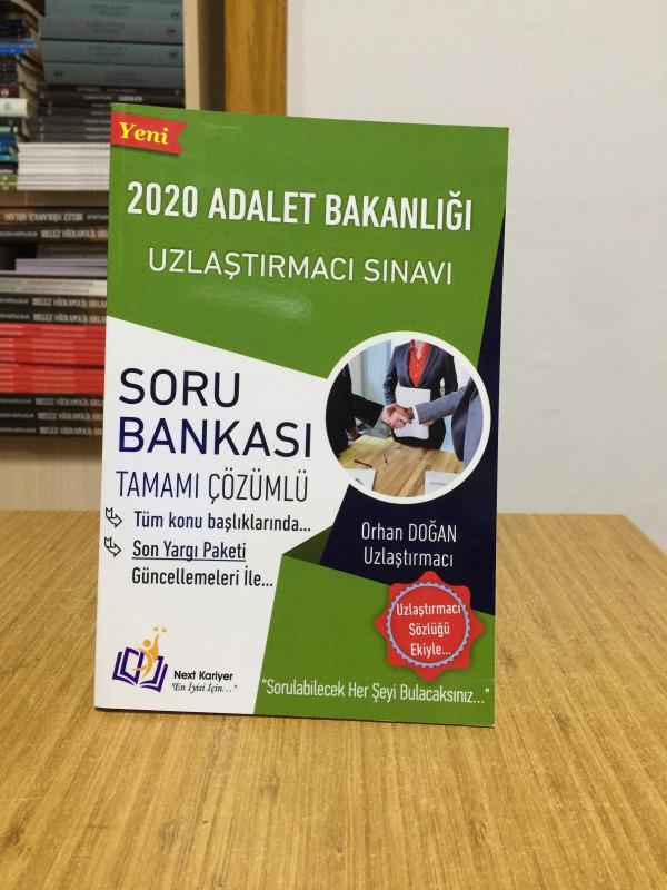 2020 Adalet Bakanlığı Uzlaştırmacı Sınavı Tamamen Çözümlü Soru Bankası Next Kariyer Yayınları