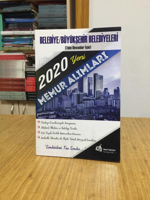 2020 Belediye Büyükşehir Belediyeleri Tüm Unvanlar İçin 2020 Memur Alımları Next Kariyer Yayınları