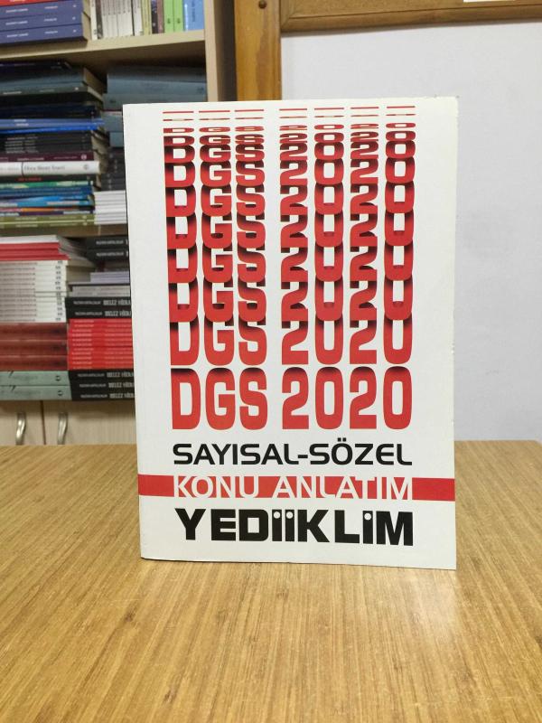 2020 DGS Sayısal Sözel Bölüm Konu Anlatım Yediiklim Yayınları