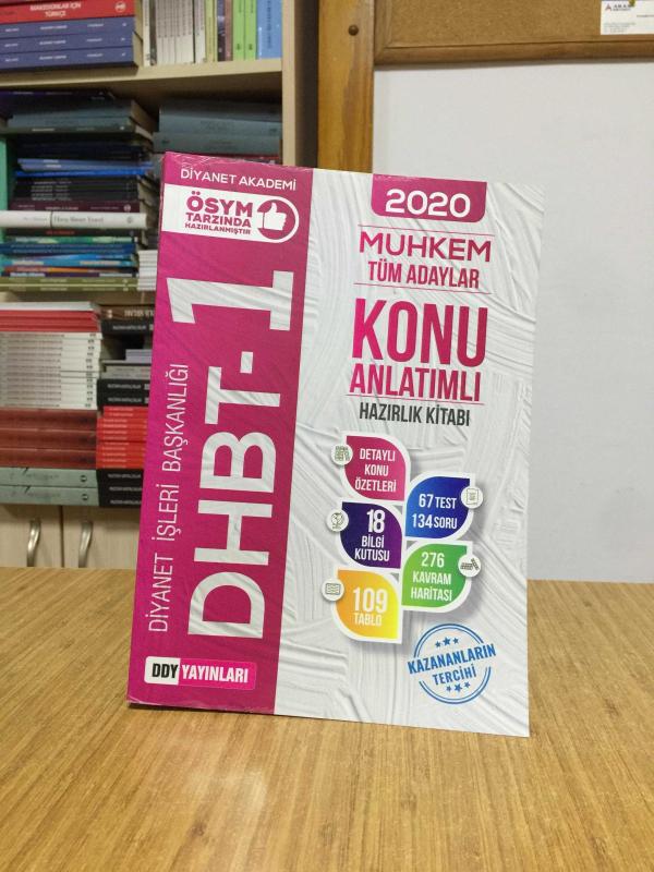 2020 DHBT-1 Muhkem Serisi Tüm Adaylar Konu Anlatımlı Hazırlık Kitabı
