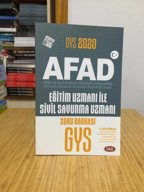 2020 GYS AFAD Eğitim Uzmanı İle Sivil Savunma Uzmanı Soru Bankası Data Yayınları