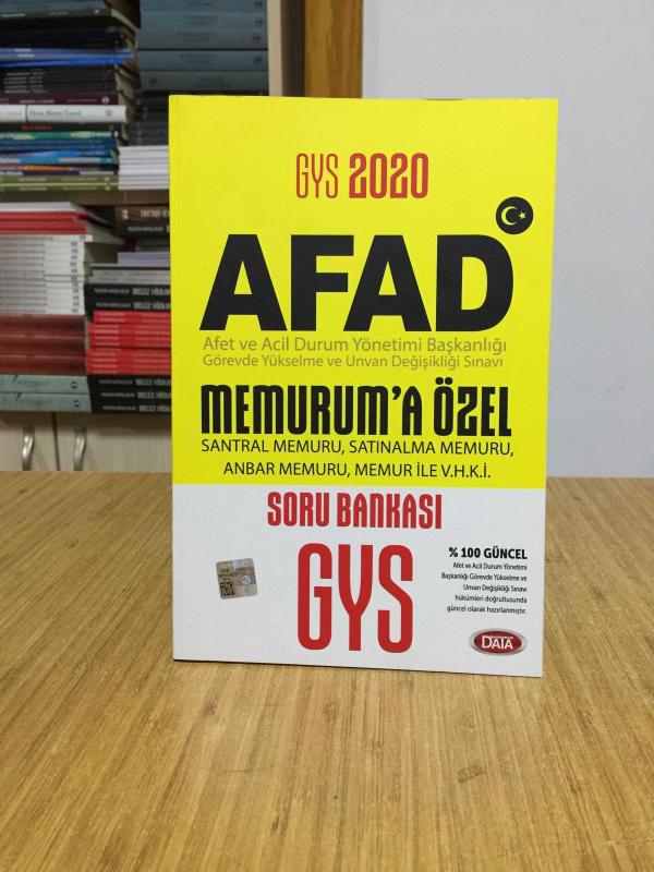 2020 GYS AFAD Memuruma Özel Soru Bankası Data Yayınları