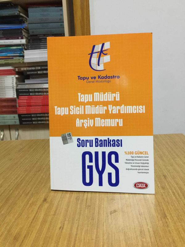 2020 GYS Tapu Müdürü Tapu Sicil Müdür Yardımcısı Arşiv Memuru Soru Bankası Data Yayınları