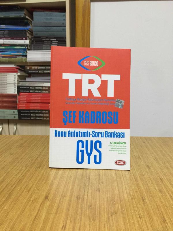 2020 GYS TRT Şef Kadrosu için Konu Anlatımlı Soru Bankası Data Yayınları