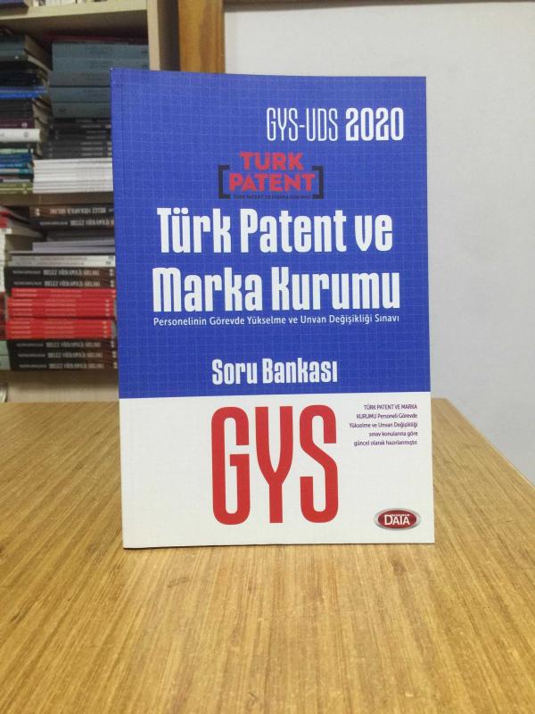 2020 GYS UDS Türk Patent ve Marka Kurumu Soru Bankası Data Yayınları