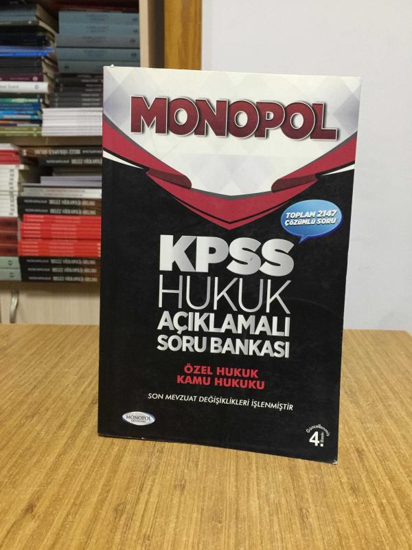 2020 KPSS Hukuk Açıklamalı Soru Bankası 4.Baskı Monopol Yayınları