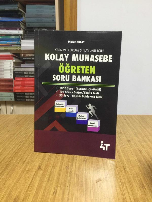 2020 KPSS Muhasebe Soru Bankası Murat Kolay 4T Yayınları