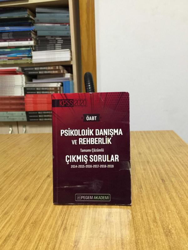 2020 KPSS ÖABT Psikolojik Danışma ve Rehberlik Tamamı Çözümlü Çıkmış Sorular Pegem Yayınları