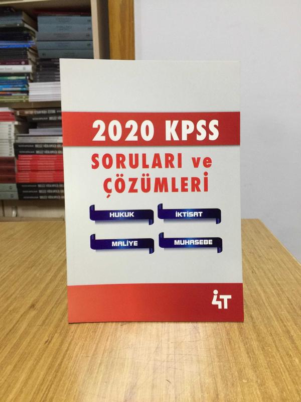 2020 KPSS Soruları ve Çözümleri 4T Yayınları