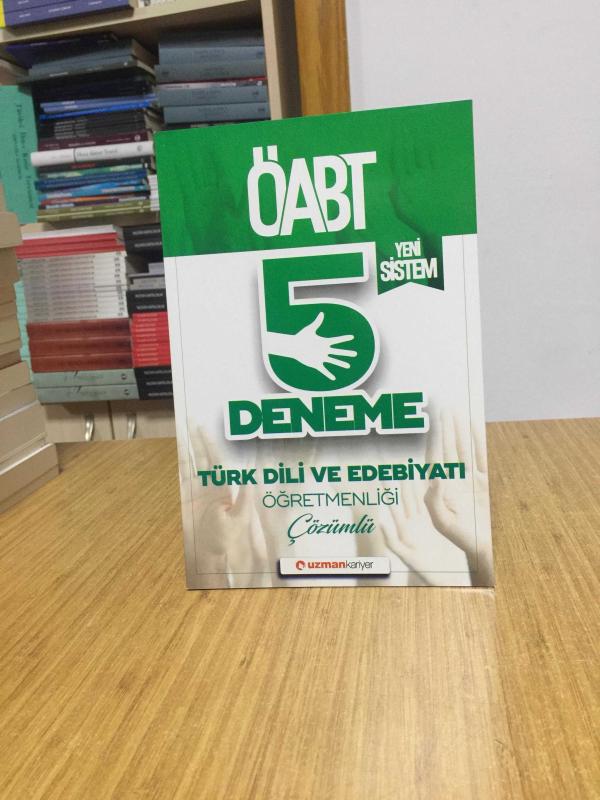 2020 ÖABT Türk Dili ve Edebiyatı Öğretmenliği Çözümlü 5 Deneme Uzman Kariyer Yayınları