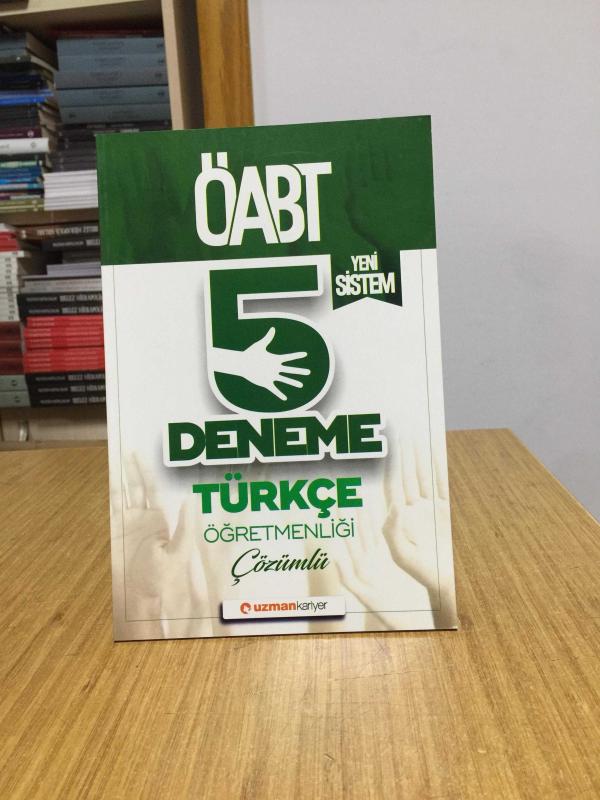 2020 ÖABT Türkçe Öğretmenliği Çözümlü 5 Deneme Uzman Kariyer Yayınları