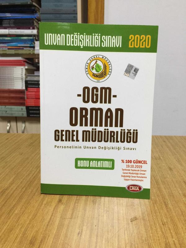 2020 OGM Orman Genel Müdürlüğü Unvan Değişikliği Sınavı Konu Anlatımlı Data Yayınları