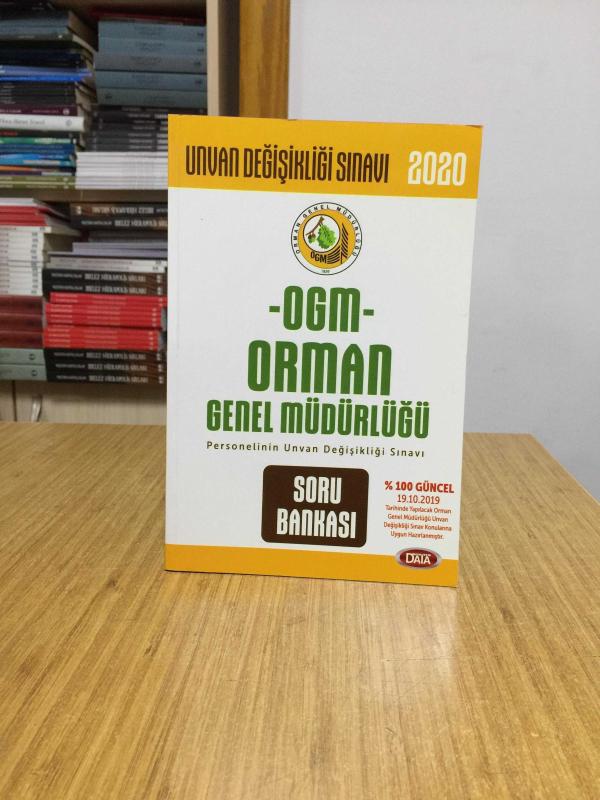 2020 OGM Orman Genel Müdürlüğü Unvan Değişikliği Sınavı Soru Bankası Data Yayınları