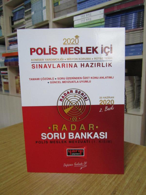 2020 Polis Meslek İçi Sınavlara Hazırlık RADAR Soru Bankası Polis Meslek Mevzuatı (1. KISIM)
