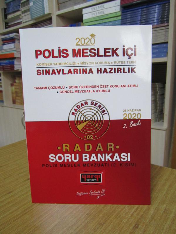 2020 Polis Meslek İçi Sınavlara Hazırlık RADAR Soru Bankası Polis Meslek Mevzuatı (2. KISIM)