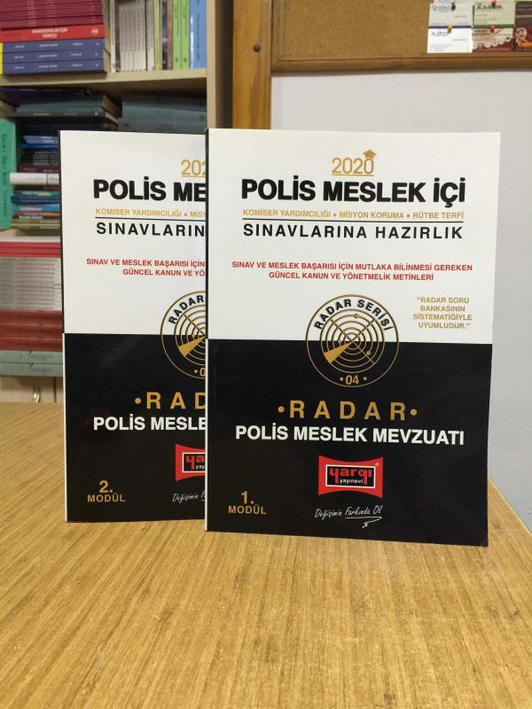 2020 Polis Meslek İçi Sınavlarına Hazırlık Radar Modüler Polis Meslek Mevzuatı Yargı Yayınları 2 KİTAP TAKIM