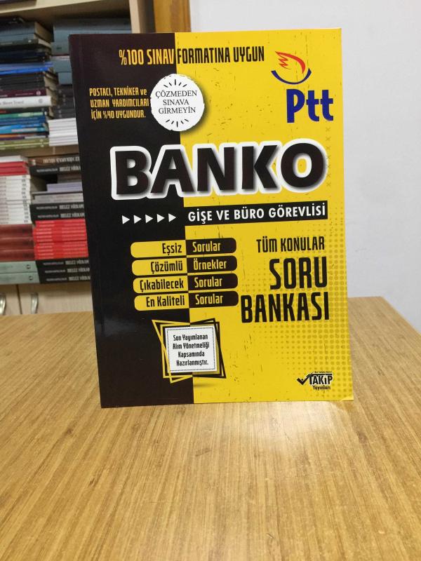 2020 PTT BANKO GİŞE ve BÜRO Görevlisi Tüm Konular Soru Bankası