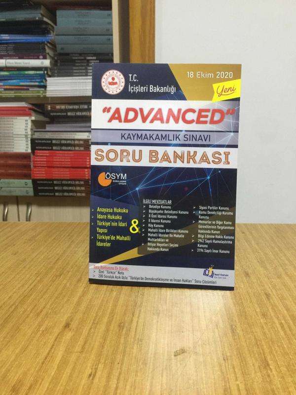 2020 T.C. İçişleri Bakanlığı Kaymakanlık Sınavı ADVANCED Soru Bankası Next Kariyer Yayınları