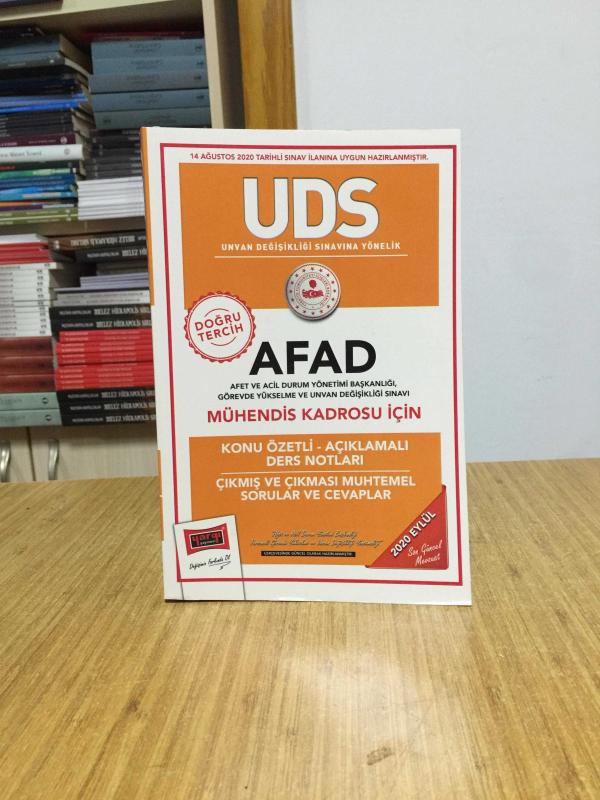 2020 UDS AFAD Mühendis Kadrosu İçin Konu Özetli Çıkmış ve Çıkması Muhtemel Sorular Yargı Yayınları