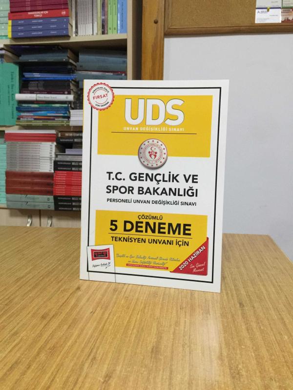 2020 UDS T.C. Gençlik ve Spor Bakanlığı Teknisyen Unvanı İçin Çözümlü 5 Deneme Yargı Yayınları