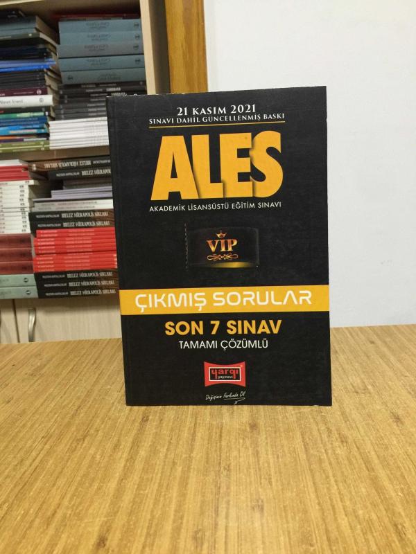 2021 ALES VIP Çıkmış Sorular Son 7 Sınav Çözümlü Yargı Yayınları