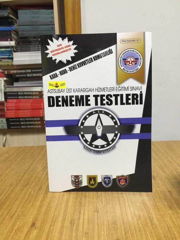 2021 Astsubay Üst Karargah Hizmetleri Eğitimi Sınavına Hazırlık Kitabı Açıklamalı Deneme Testleri Dizgi Kitap