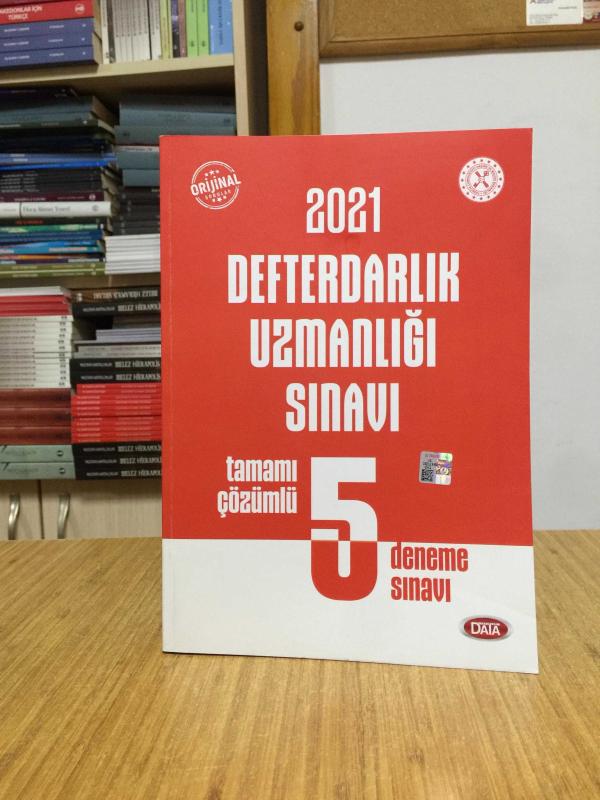 2021 Defterdarlık Uzmanlığı Sınavı Tamamı Çözümlü 5 Deneme Sınavı Data Yayınları