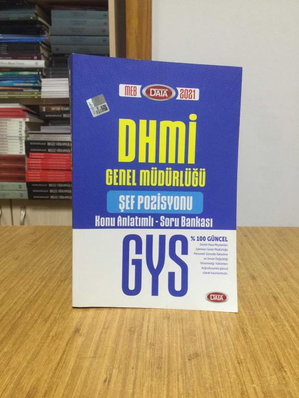 2021 DHMİ Genel Müdürlüğü Şef Pozisyonu GYS Soru Bankası Data Yayınları