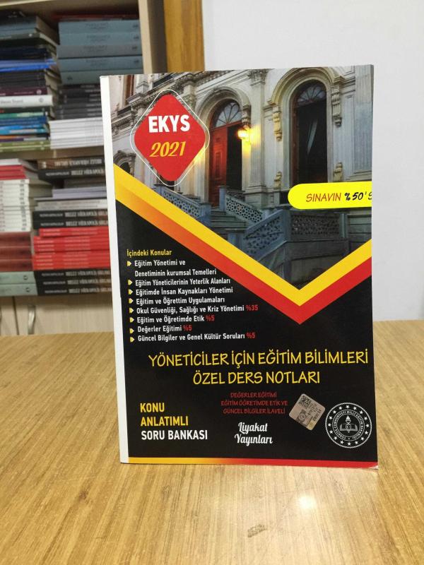 2021 EKYS Yöneticiler İçin Eğitim Bilimleri Özel Ders Notları Konu Anlatımlı Soru Bankası